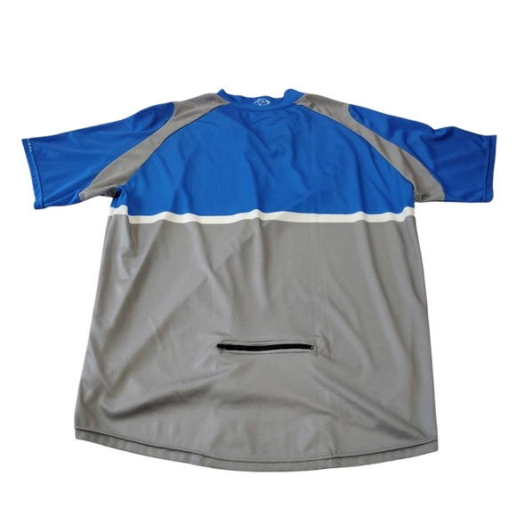 Primal Biking Cycling Jersey Men's XL Short Sleeve Blue Grey White - Picture 2 of 10
